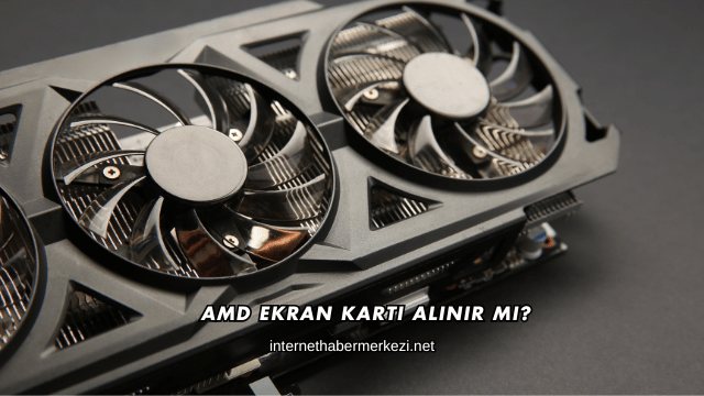 AMD Ekran Kartı Alınır mı?