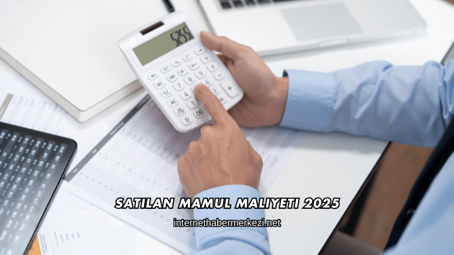 Satılan Mamul Maliyeti 2025